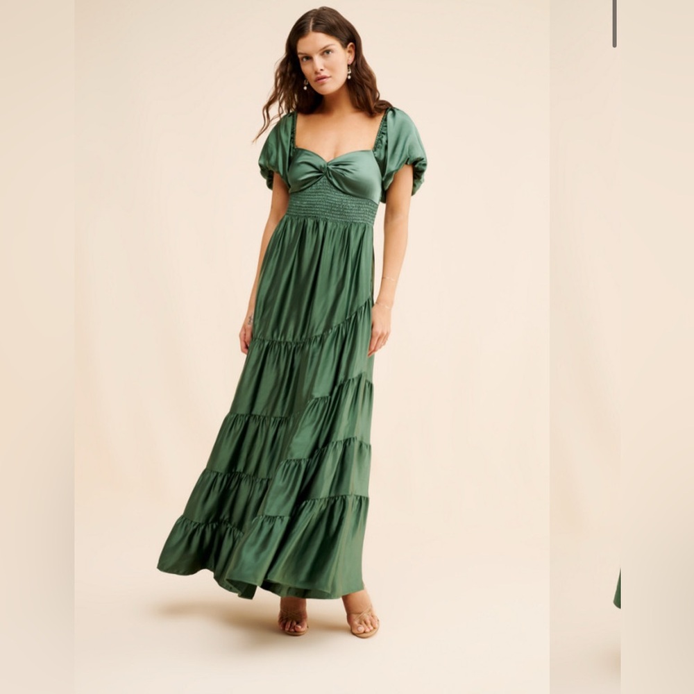 Free People Sundrenched Silky Maxi Dress